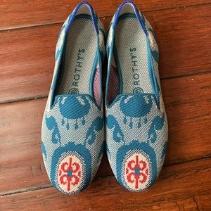 Like New Rothy’s Moroccan Teal Loafers 9